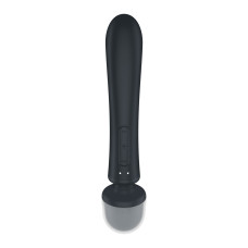 Вибратор-кролик с вибромассажером и тремя моторами, серый Satisfyer Triple Lover Grey