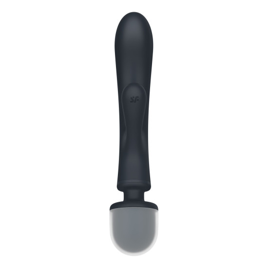 Вибратор-кролик с вибромассажером и тремя моторами, серый Satisfyer Triple Lover Grey