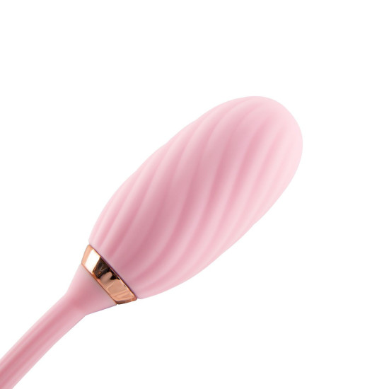 Вакуумный клиторальный стимулятор с виброяйцом в кейсе, розовый Otouch Louis Vibrate Pink