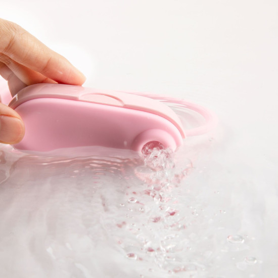 Вакуумный клиторальный стимулятор с виброяйцом в кейсе, розовый Otouch Louis Vibrate Pink