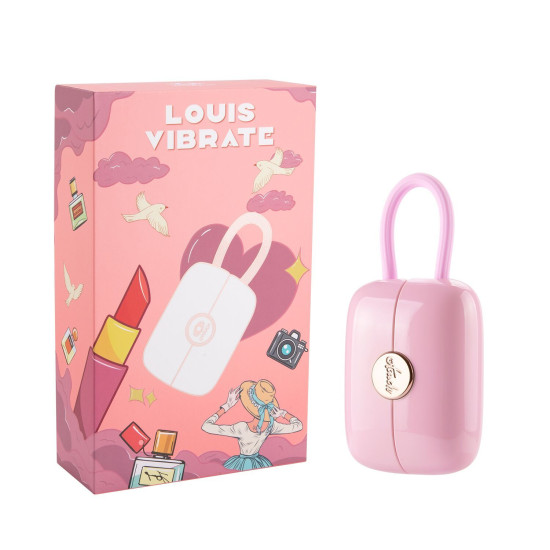 Вакуумный клиторальный стимулятор с виброяйцом в кейсе, розовый Otouch Louis Vibrate Pink