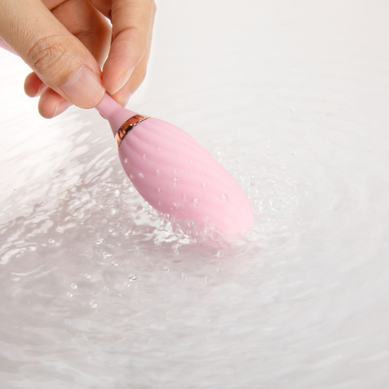 Вакуумный клиторальный стимулятор с виброяйцом в кейсе, розовый Otouch Louis Vibrate Pink