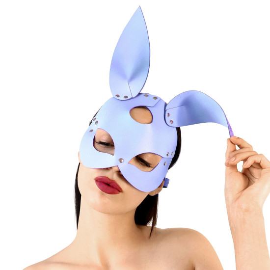 Кожаная маска зайца, лавандовая Art of Sex Bunny Mask Lavender
