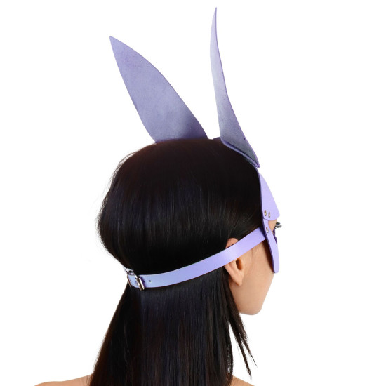 Кожаная маска зайца, лавандовая Art of Sex Bunny Mask Lavender