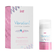 Рідкий вібратор зі смаком солодкої вати Intt Vibration Cotton Candy, 15 ml