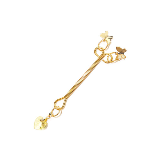 Золотистый зажим для клитора Art of Sex Clit Clamp Butterfly Gold