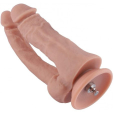 Силиконовый фаллоимитатор двойной длины 24,9 см Hismith Double Penetrator Silicone Dildo, 9.8"