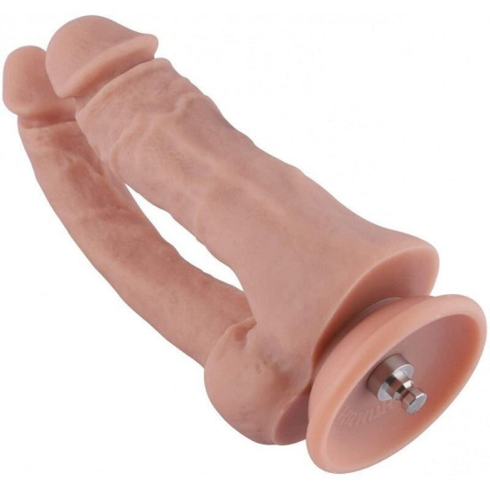 Силиконовый фаллоимитатор двойной длины 24,9 см Hismith Double Penetrator Silicone Dildo, 9.8"