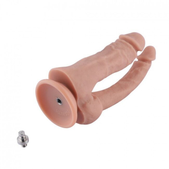 Силиконовый фаллоимитатор двойной длины 24,9 см Hismith Double Penetrator Silicone Dildo, 9.8"