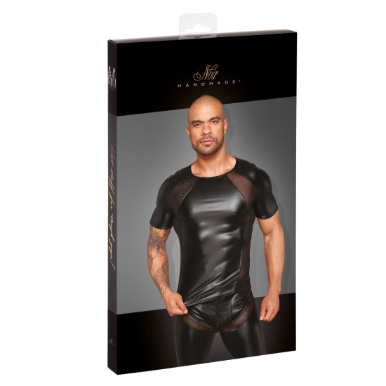 Чоловіча футболка з матеріалу з мокрим ефектом Noir Handmade H056 Men's T-shirt Powerwetlook, L