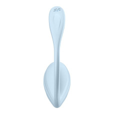 Смарт-виброяйцо, голубое Satisfyer Smooth Petal Connect App Light Blue