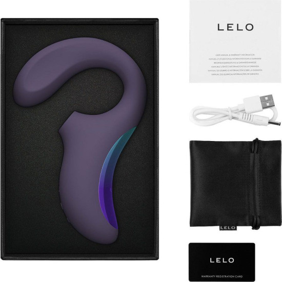 Кліторально-вагінальний звуковий стимулятор, фіолетовий LELO Enigma Wave Cyber Purple
