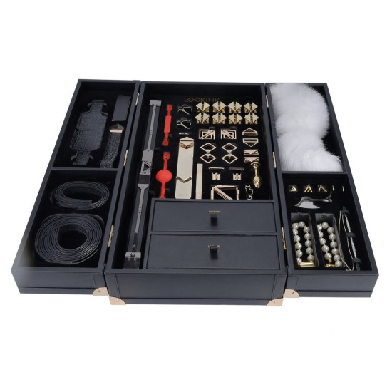 БДСМ-набор, крокодиловая кожа Lockink All-in-1 BDSM Play Kit Crocodile Leather