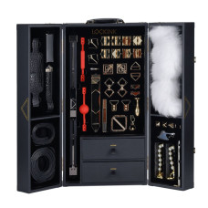 БДСМ-набір, крокодиляча шкіра Lockink All-in-1 BDSM Play Kit Crocodile Leather