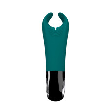 Вібратор для пеніса, підходить для парних ігор, синій Fun Factory Manta Deep Sea Blue/Black
