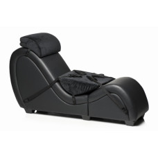 Секс-кресло с подушками, черное Master Series Kinky Sex Lounge with Cushions Black
