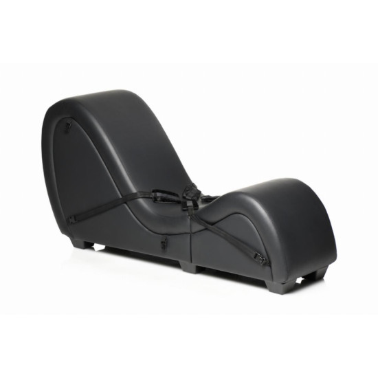 Секс-крісло з подушками, чорне Master Series Kinky Sex Lounge with Cushions Black
