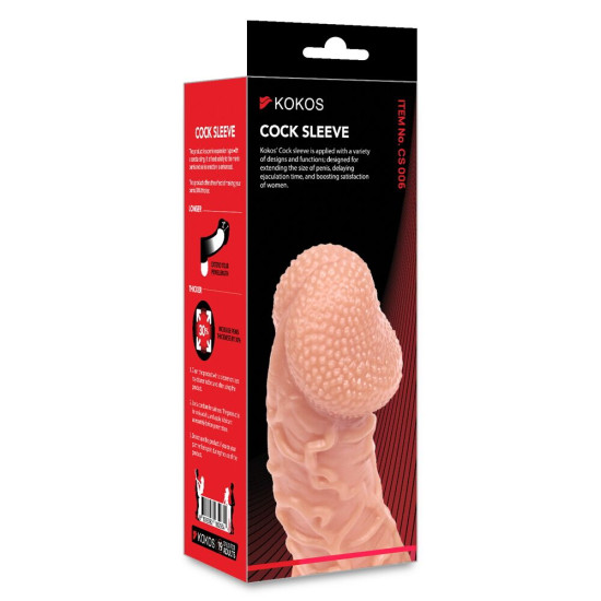 Насадка на член Kokos Cock Sleeve CS 006, L