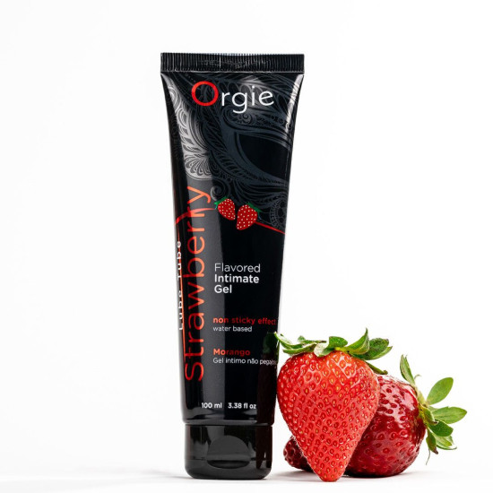 Лубрикант на водной основе с клубничным вкусом Orgie Lube Tube Strawberry, 100 ml