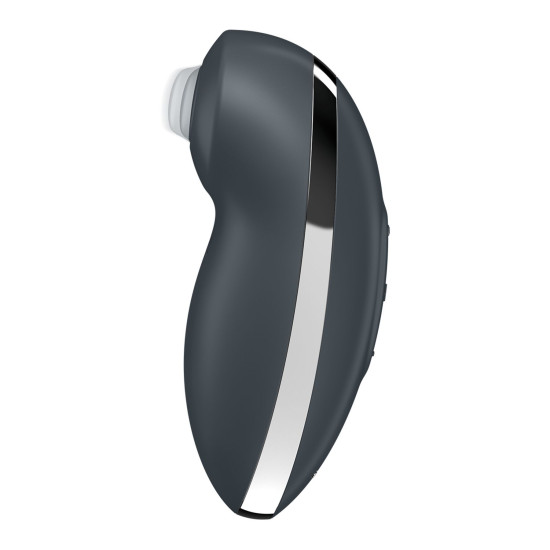 Вібростимулятор-пульсатор, сірий Satisfyer Tap & Climax 2 Grey