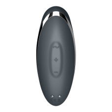 Вібростимулятор-пульсатор, сірий Satisfyer Tap & Climax 2 Grey