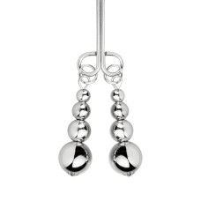 Затискачі для сосків і клітора, сріблясті Bedroom Fantasies Nipple and Clitoris Clamps - Silver