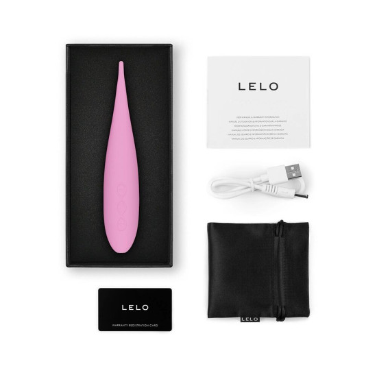 Клиторальный вибратор в дорожном формате, розовый Lelo Dot Travel Pink