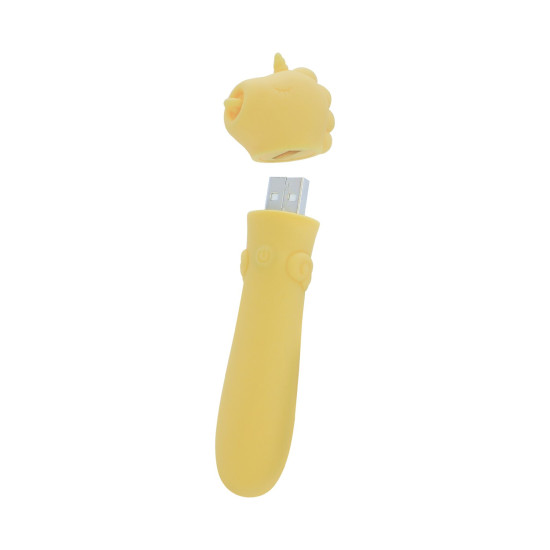 Вибропуля с USB-зарядкой Unihorn USB Bullet Bean Blossom
