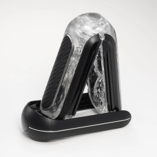 Мастурбатор с вибрацией, черный Tenga Flip Zero Gravity Electronic Vibration Black