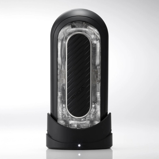 Мастурбатор с вибрацией, черный Tenga Flip Zero Gravity Electronic Vibration Black
