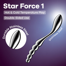 Металевий фалоімітатор Satisfyer Star Force 1