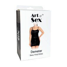 Лакированное платье, красное Art Of Sex Demeter, S