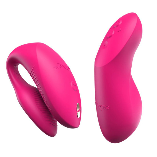 Смарт-вибратор для пар, розовый We-Vibe Chorus Pro Electric Pink