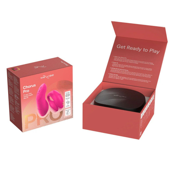 Смарт-вибратор для пар, розовый We-Vibe Chorus Pro Electric Pink
