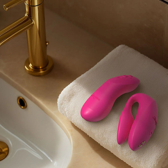 Смарт-вибратор для пар, розовый We-Vibe Chorus Pro Electric Pink