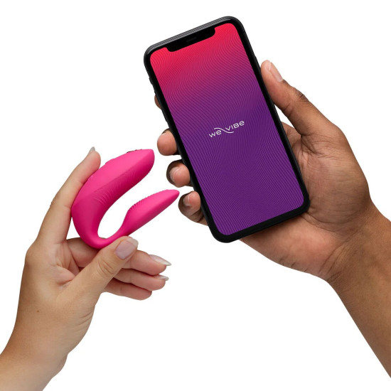 Смарт-вибратор для пар, розовый We-Vibe Chorus Pro Electric Pink