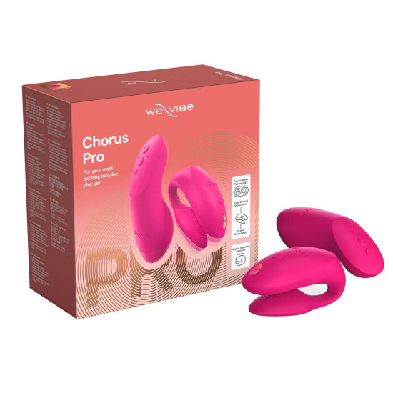 Смарт-вибратор для пар, розовый We-Vibe Chorus Pro Electric Pink