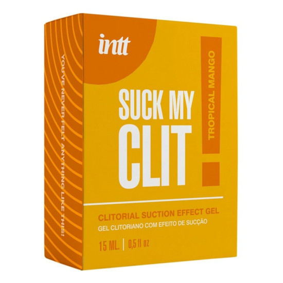 Смоктайзер для клитора (гель с эффектом посасывания), манго Intt Suck My Clit Tropical Mango, 15 ml
