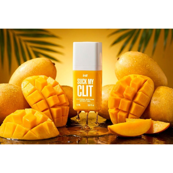 Смоктайзер для клитора (гель с эффектом посасывания), манго Intt Suck My Clit Tropical Mango, 15 ml