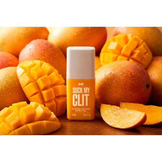 Смоктайзер для клитора (гель с эффектом посасывания), манго Intt Suck My Clit Tropical Mango, 15 ml