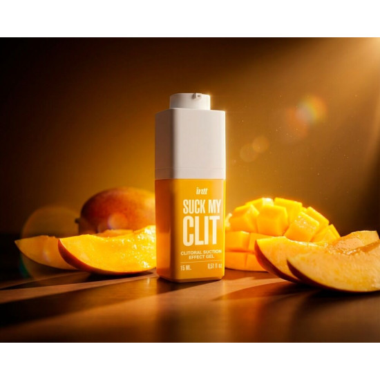 Смоктайзер для клитора (гель с эффектом посасывания), манго Intt Suck My Clit Tropical Mango, 15 ml