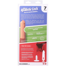 Фалоімітатор, довжина 17.8 см Doc Johnson The Realistic Cock ULTRASKYN - 7 Inch Chocolate