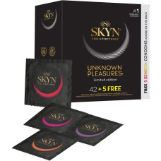 Безлатексные премиум-презервативы, 6 разных видов SKYN Unknown Pleasures, 42+5 pcs FREE