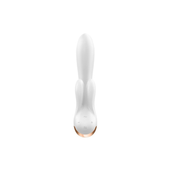 Вибратор-кролик, белый Satisfyer Double Flex White