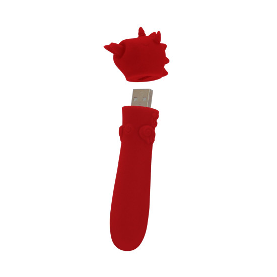 Вибропуля с USB-зарядкой Unihorn USB Bullet Blaze Diablo