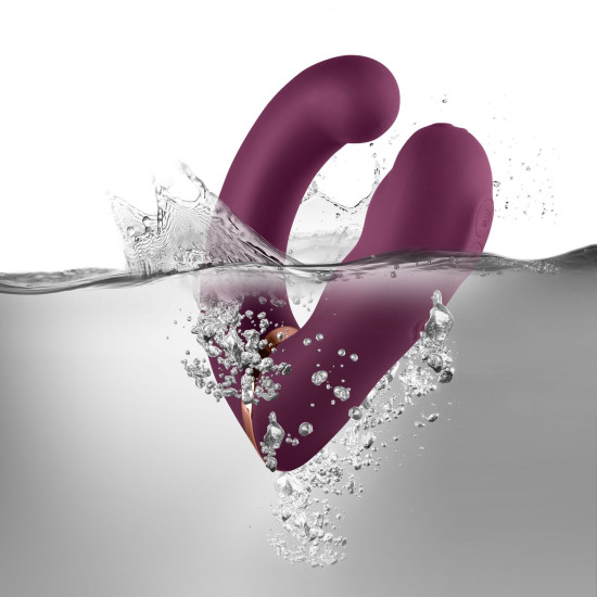 Подвійний вібратор, бордовий Rocks Off Variety Burgundy