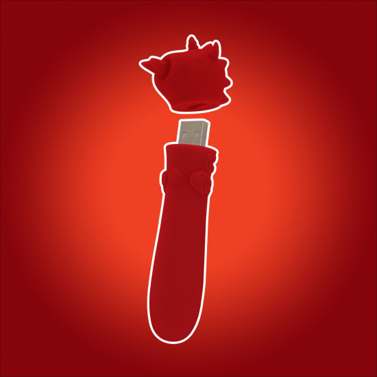 Вибропуля с USB-зарядкой Unihorn USB Bullet Blaze Diablo