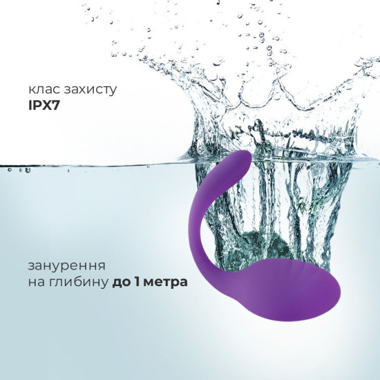 Віброяйце зі стимулятором клітора і пультом LRS, можна під одяг Adrien Lastic Smart Dream II