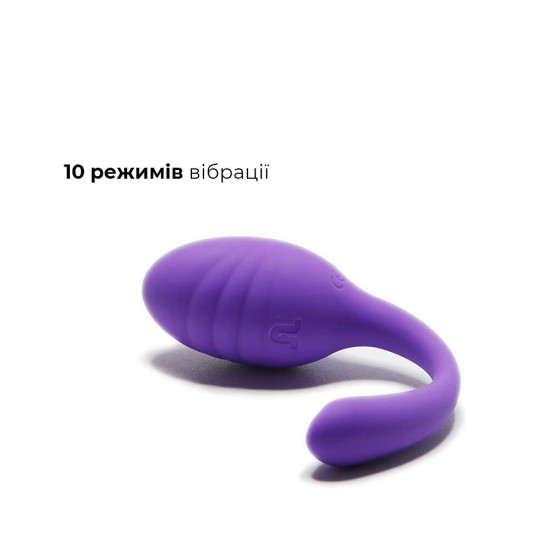 Віброяйце зі стимулятором клітора і пультом LRS, можна під одяг Adrien Lastic Smart Dream II