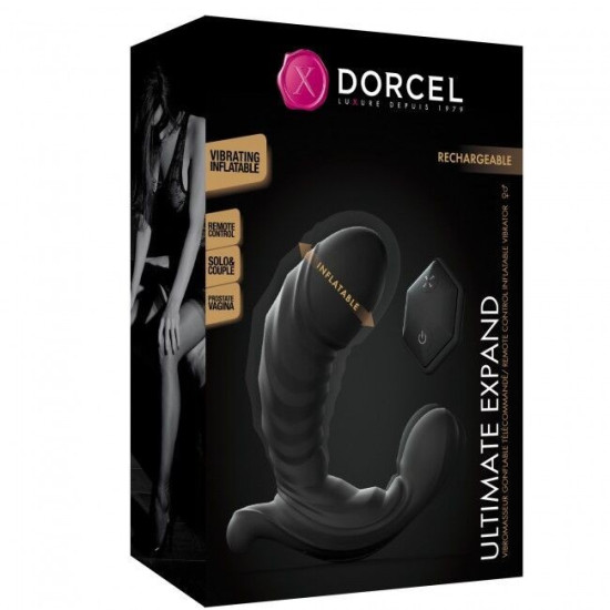 Універсальний вібратор зі стволом, що надувається, Dorcel ULTIMATE EXPAND